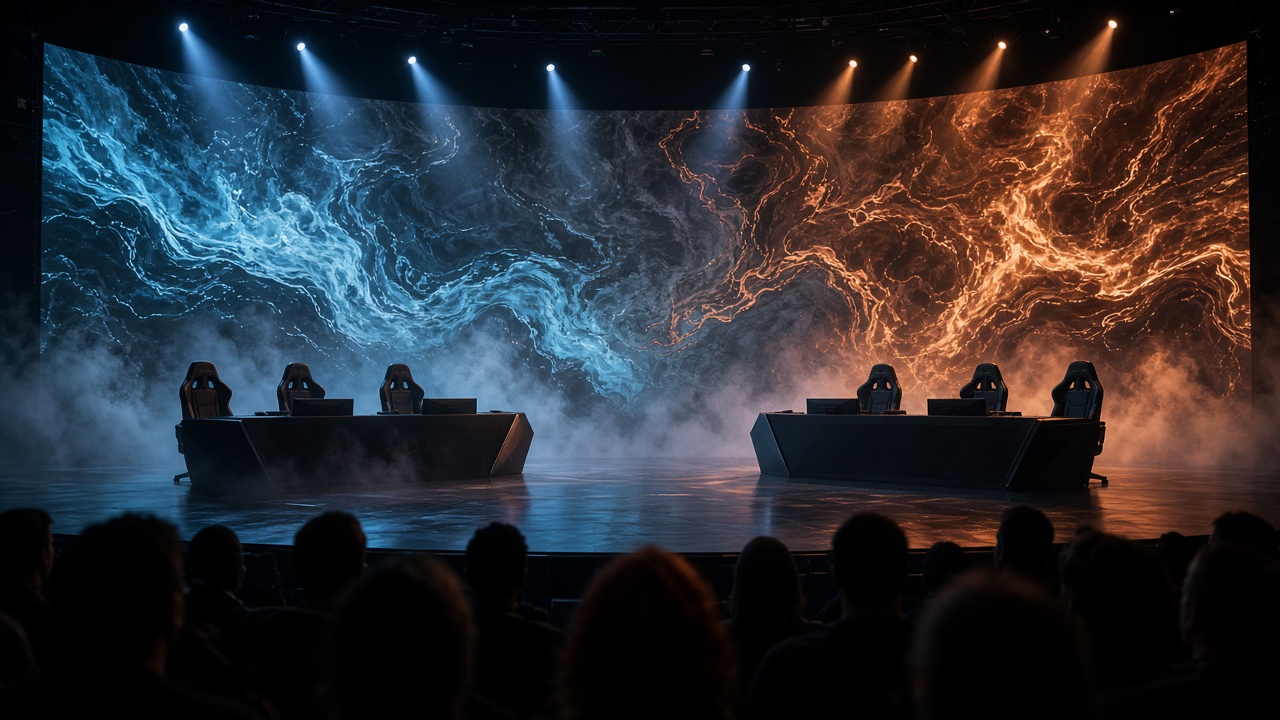Dota 2 stage lights